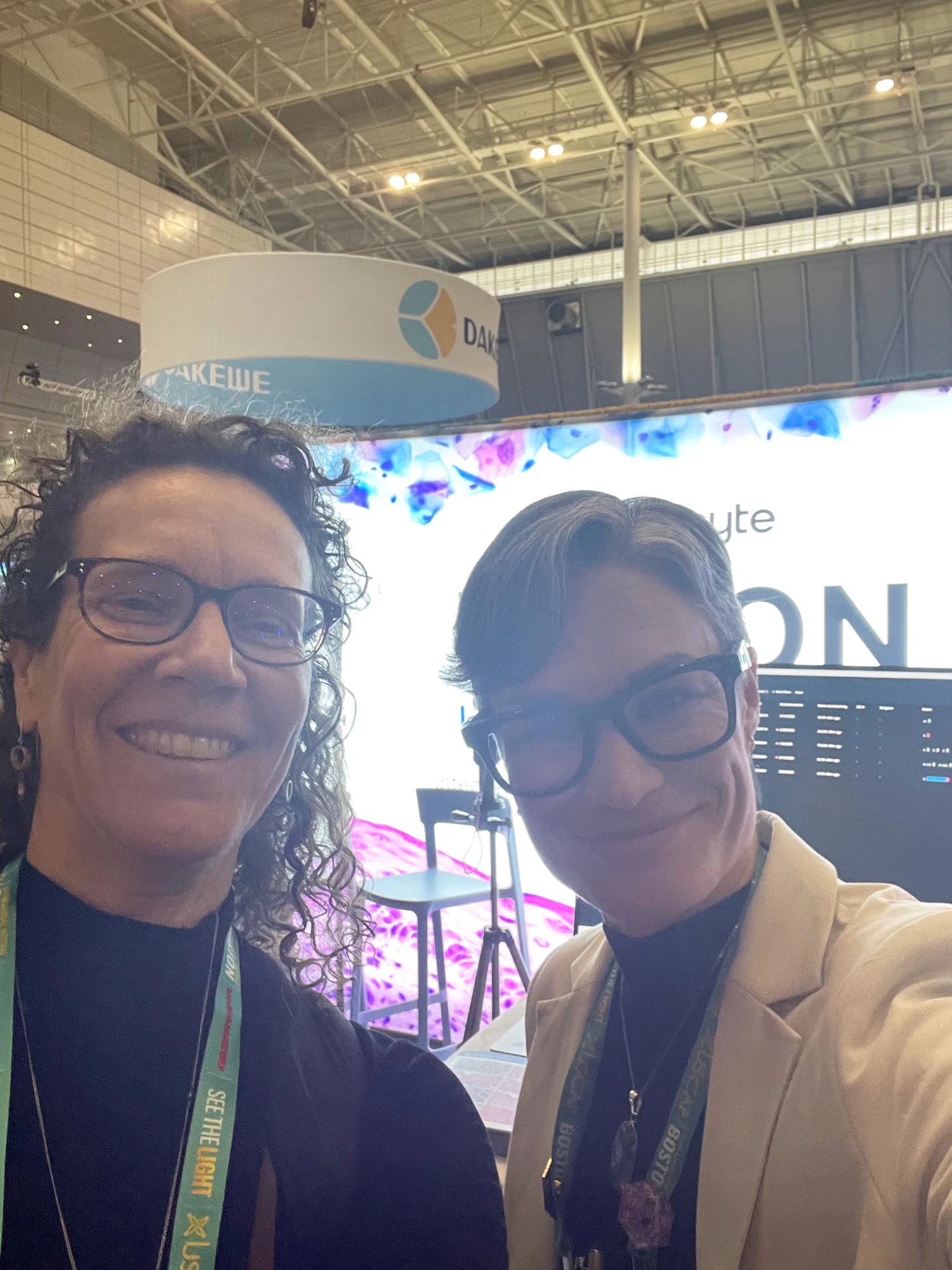 USCAP 2025 Esther with fellow attendee